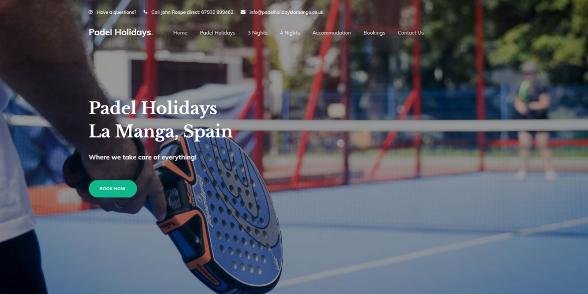 padel holidays la manga